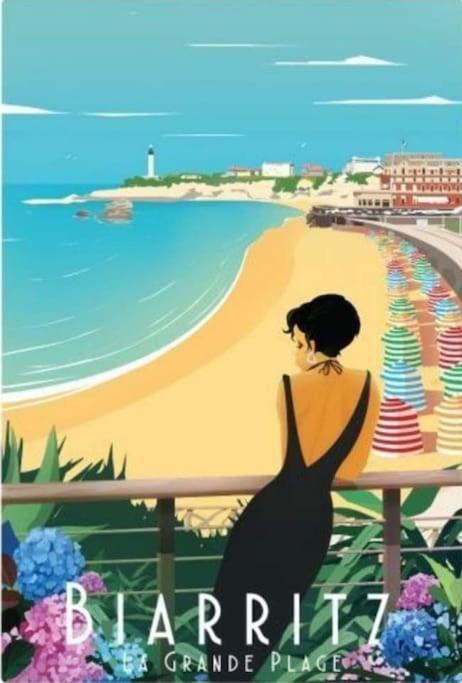 Magnifique T3 - Grande Plage Biarritz Esterno foto